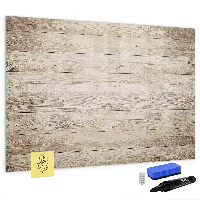 Magnetic marker board wooden panels