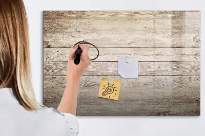 Magnetic marker board wooden panels