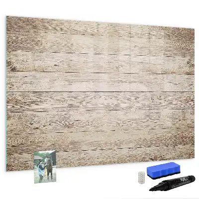 Magnetic marker board wooden panels
