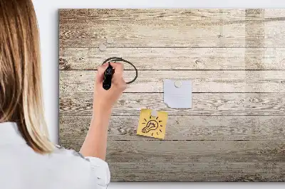 Magnetic marker board wooden panels