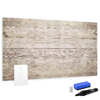 Magnetic marker board wooden panels