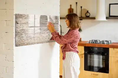 Magnetic marker board wooden panels