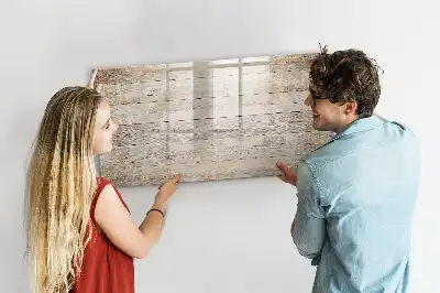 Magnetic marker board wooden panels