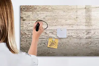 Magnetic marker board wooden panels