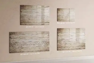 Magnetic marker board wooden panels