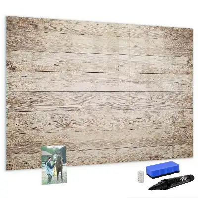 Magnetic marker board wooden panels