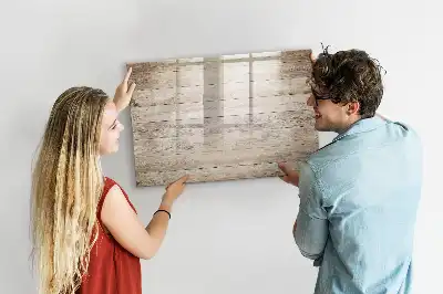 Magnetic marker board wooden panels
