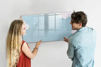 Magnetic glass dry erase board for children