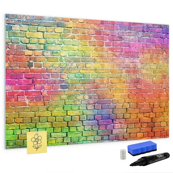 Magnetic marker board for painted walls