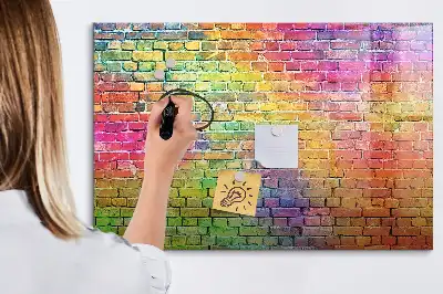 Magnetic marker board for painted walls