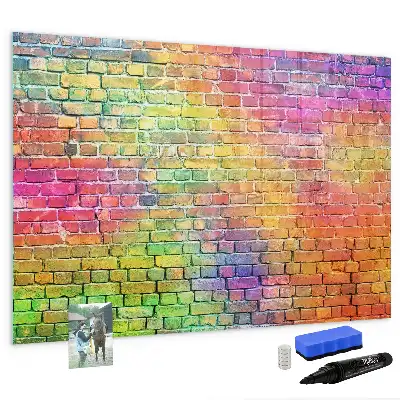 Magnetic marker board for painted walls
