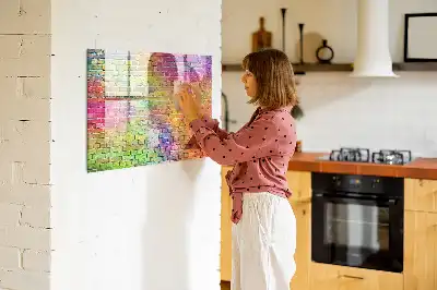 Magnetic marker board for painted walls