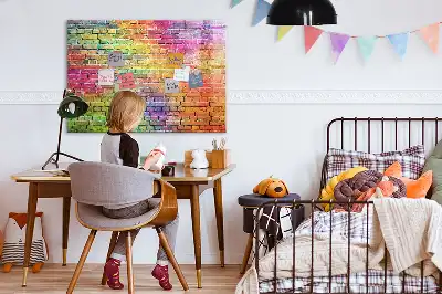Magnetic marker board for painted walls