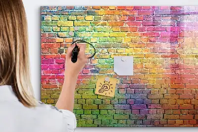 Magnetic marker board for painted walls