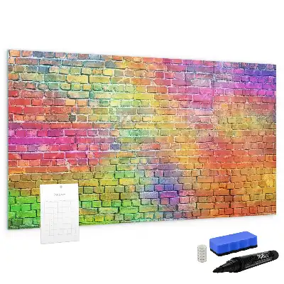 Magnetic marker board for painted walls