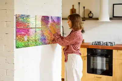 Magnetic marker board for painted walls