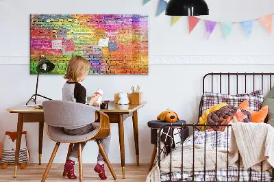 Magnetic marker board for painted walls