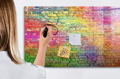Magnetic marker board for painted walls
