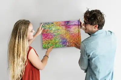 Magnetic marker board for painted walls