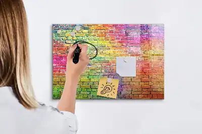 Magnetic marker board for painted walls