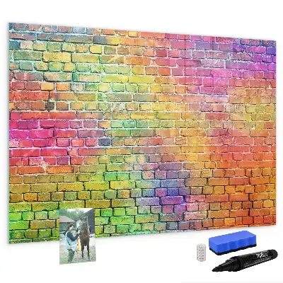 Magnetic marker board for painted walls