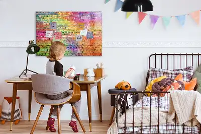 Magnetic marker board for painted walls