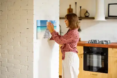 Magnetic marker board tropical island theme