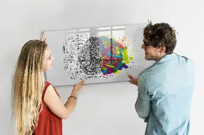 Magnetic marker board brain abstraction design