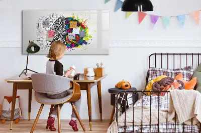 Magnetic marker board brain abstraction design