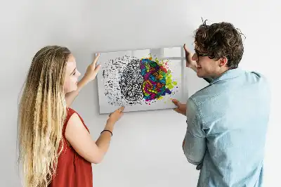 Magnetic marker board brain abstraction design