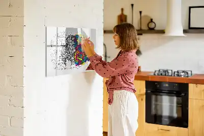 Magnetic marker board brain abstraction design
