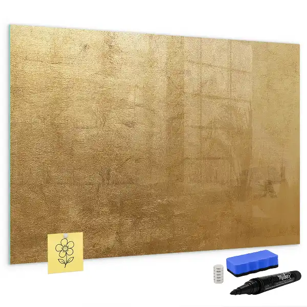 Magnetic glass dry erase board decorative wall-mounted design