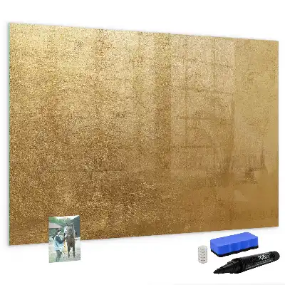 Magnetic glass dry erase board decorative wall-mounted design