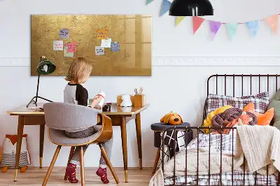 Magnetic glass dry erase board decorative wall-mounted design