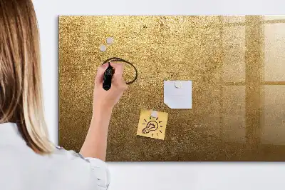 Magnetic glass dry erase board decorative wall-mounted design