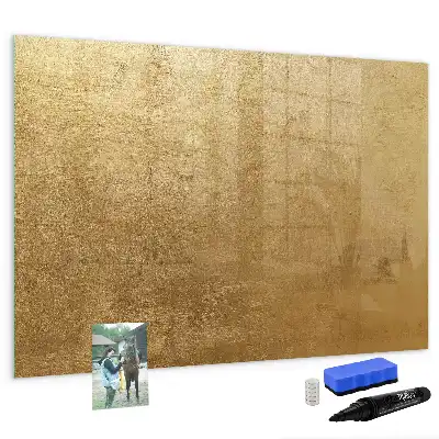 Magnetic glass dry erase board decorative wall-mounted design
