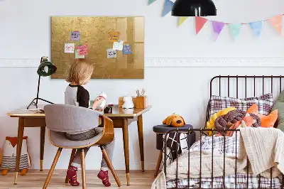 Magnetic glass dry erase board decorative wall-mounted design