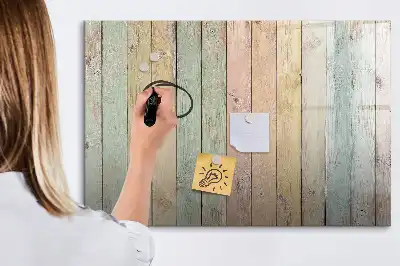 Magnetic marker board colorful version