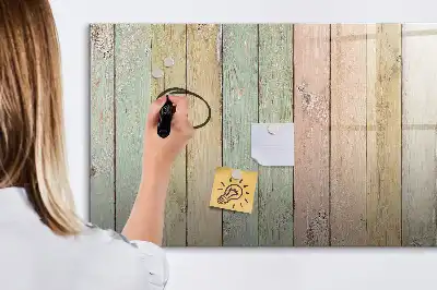 Magnetic marker board colorful version