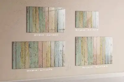 Magnetic marker board colorful version