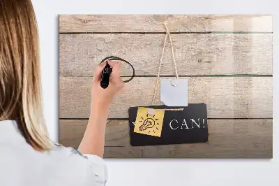 Magnetic marker board with You can do it text