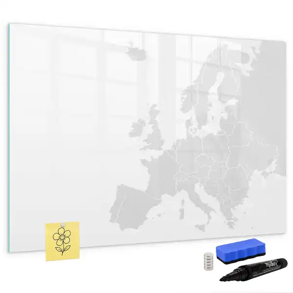 Magnetic Marker Board map of Europe