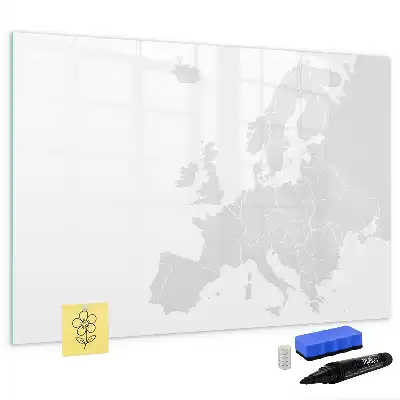 Magnetic Marker Board map of Europe
