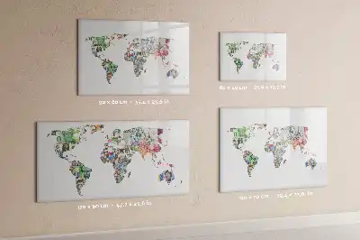 Magnetic Marker Board map of Europe