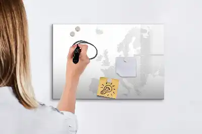 Magnetic Marker Board map of Europe