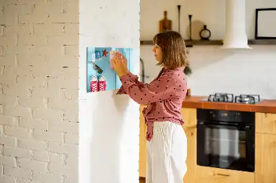 Magnetic glass dry erase board first day of summer design