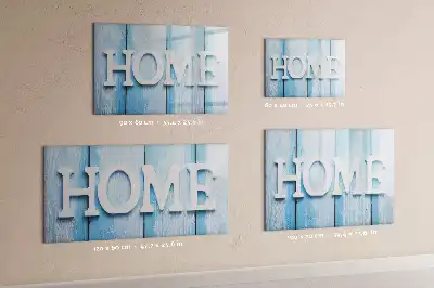 Magnetic glass dry erase board Home text aesthetic