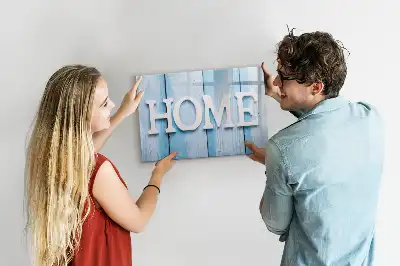 Magnetic glass dry erase board Home text aesthetic