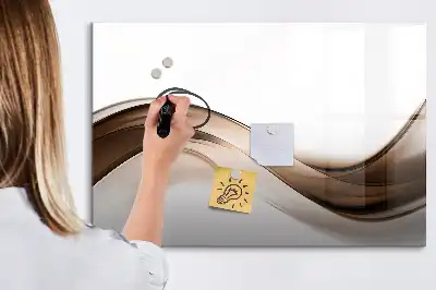 Magnetic marker board line abstraction design