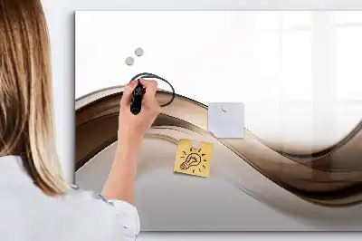 Magnetic marker board line abstraction design